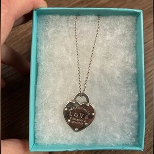 Tiffany & Co. Silver Love Heart Necklace